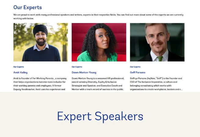 Expert Speakers